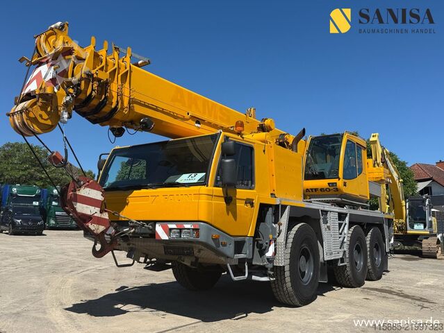 Lastbilsmonterad kran Faun Tadano ATF 60-3/Autokran/6x6x6/Klappspit