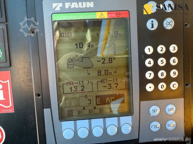 Lastbilsmonterad kran Faun Tadano ATF 60-3/Autokran/6x6x6/Klappspit