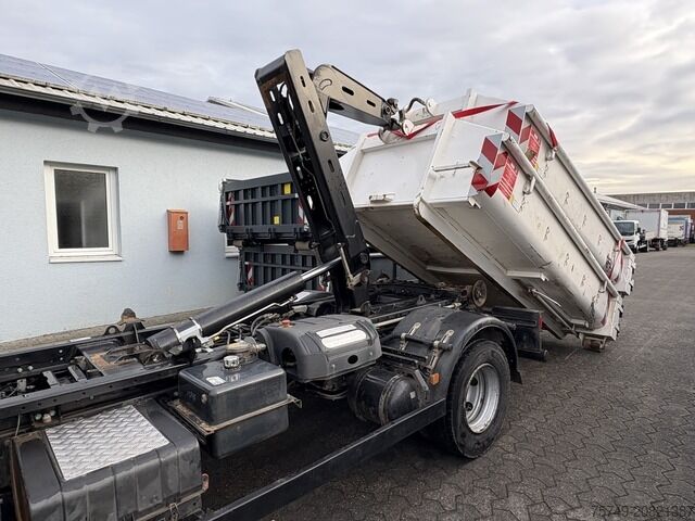 Telehoist vaihtolavakuorma-auto man TGL 8.220 BB City Abrollkipper Aut., 2 x AHK sofort verfügbar!