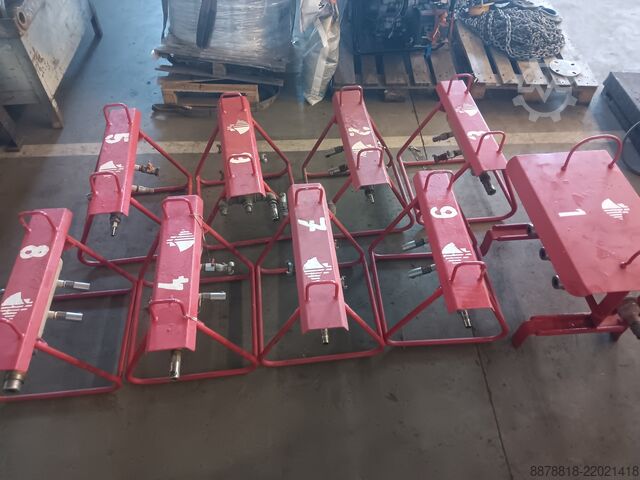 Distribuitor de aer comprimat, set de 8, industrial Industrie Druckluftverteiler-Set