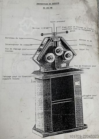 Μηχανή κάμψης με 3 κυλίνδρους ZOPF TRENNJAEGER RS 302 ME