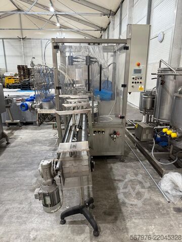 Beverage production machine Wick und Schaefer GmbH Rotary Filler with Cap Sorter and Capper