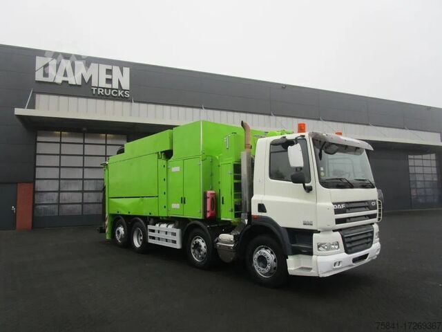 Imuajoneuvo DAF CF 85.410 CF 85.410 8x2 MTS Saugbagger