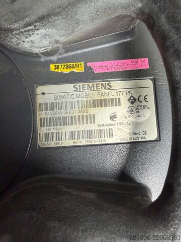 Siemens SIMATIC Mobile Panel 177 PN 6AV6645-0BB01-0AX0 Siemens SIMATIC Mobile Panel 177 PN 6AV6645-0BB01-0AX0 Siemens SIMATIC Mobile Panel 177 PN 6AV6645-0BB01-0AX0