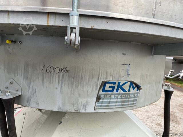 1820 mm, 3 dekk, 4 kW, rustfritt ståltumlesikt GKM Siebtechnik GmbH Type KTS 2000/3 GKM Siebtechnik GmbH KTS 2000/3