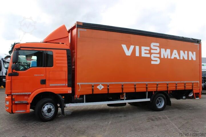 Плъзгащ се брезент MAN TGM 12.250 + EURO 6 + manual + LIFT + BE apk 18...