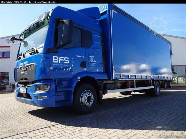 Camión plataforma con toldo MAN TGM (TG3) 15.320 4x2 BL Curtainsider, BÄR LBW