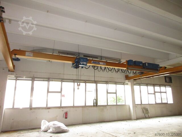 رافعة سقفية رافعة قاعة + سكة جسرية ABUS Hallenkran Brückenkran Kran ELV Seilzug 1600Kg 1,6t B 9550mm Abuliner
