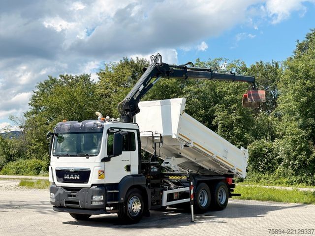 Crane yang terpasang pada truk MAN TGS 26.400 * HIAB 144 E-3 HIDUO + FUNK * 6x4