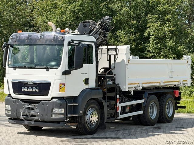 Crane yang terpasang pada truk MAN TGS 26.400 * HIAB 144 E-3 HIDUO + FUNK * 6x4