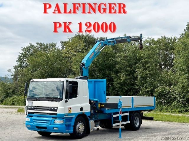 Cần cẩu gắn trên xe tải DAF CF 75.310 * Pritsche 5,75 m * PK 12000/FUNK