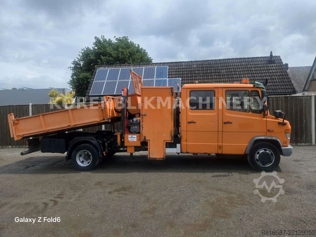 Khác MERCEDES-BENZ Vario 814D KIPPER MIT PALFINGER KRAN