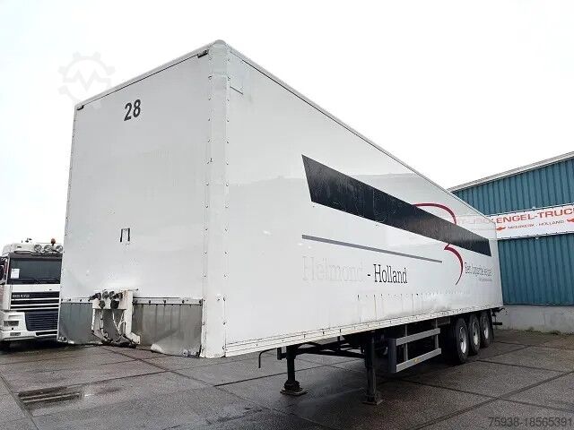 Koffer Pacton / JUMBO 3-AXLE CLOSED BOX WITH FULL STEEL CHASS...