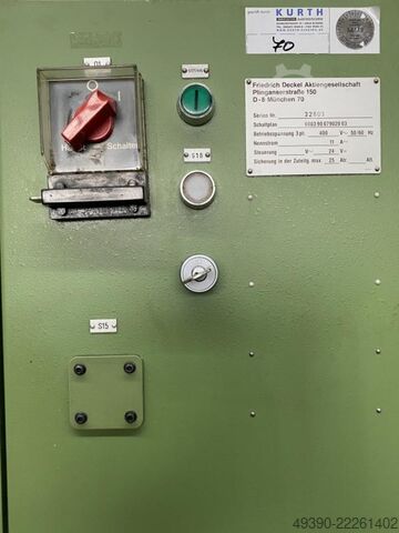 Универсальный инструментальный фрезерный станок с активной цифровой индикацией TNC 123, универсальны DECKEL FP 1 - TNC-Aktiv