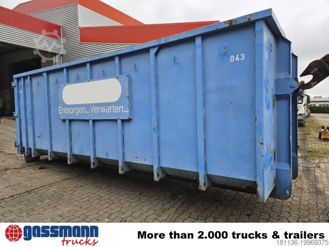Contenedor de volteo  Abrollcontainer mit Flügeltür ca. 27m³