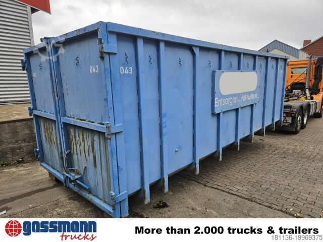 Contenedor de volteo  Abrollcontainer mit Flügeltür ca. 27m³
