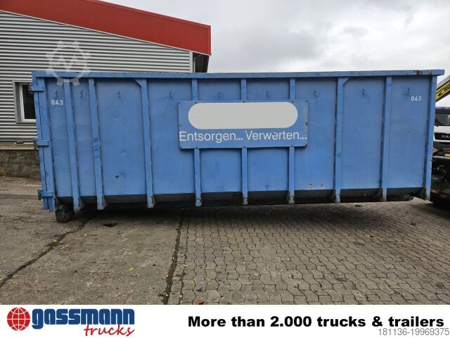 Contenedor de volteo  Abrollcontainer mit Flügeltür ca. 27m³