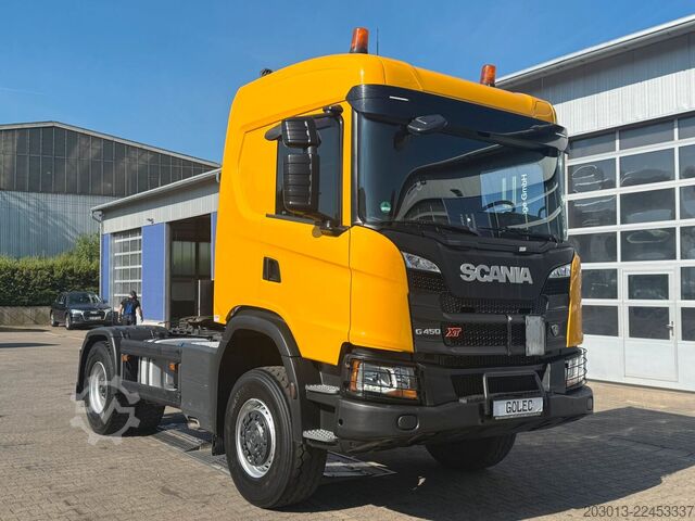 Tractora standard SCANIA G450 XT 4x4 Euro 6 SZM Kipphydraulik Blatt /Luft