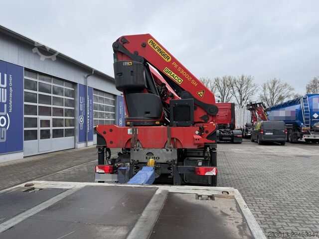 Grua montada em camião SCANIA R500 6x4 Pritsche mit Kran Palfinger PK53002 SH