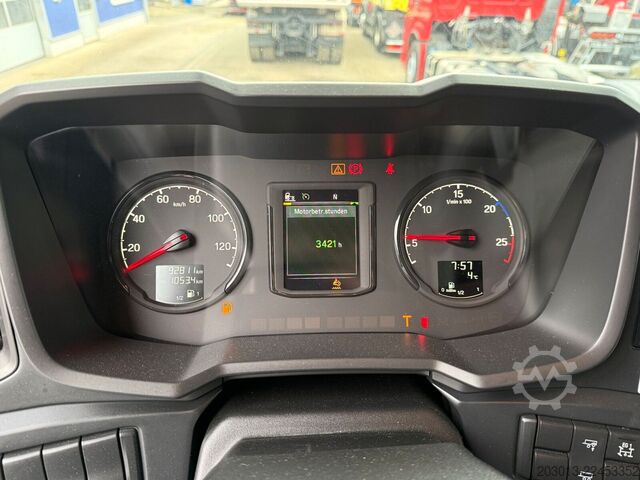 Camião de plataforma SCANIA R500 6x4 Pritsche mit Kran Palfinger PK53002 SH