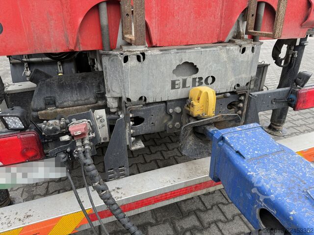 Camião de plataforma SCANIA R500 6x4 Pritsche mit Kran Palfinger PK53002 SH