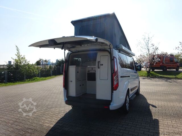 Húsbíll FORD Nugget 185PS Autm. Aufstelldach Markise AHK Navi