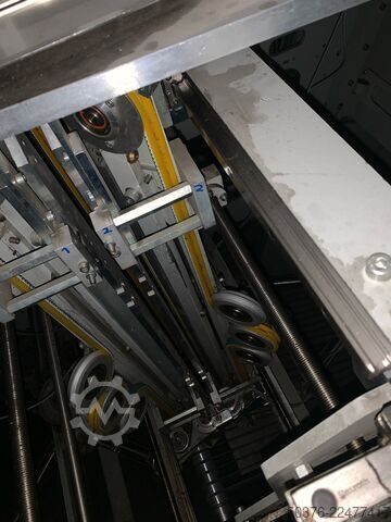 Linha de processamento totalmente automatizada para caixas de cartão rígido até 400 ciclos/hora Kolbus fully equiped BoxLine SW series