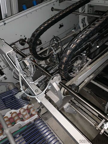 Linha de processamento totalmente automatizada para caixas de cartão rígido até 400 ciclos/hora Kolbus fully equiped BoxLine SW series