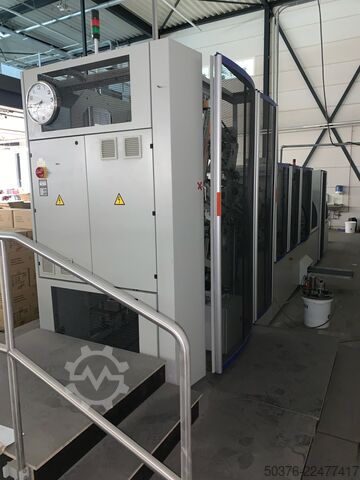 Linha de processamento totalmente automatizada para caixas de cartão rígido até 400 ciclos/hora Kolbus fully equiped BoxLine SW series