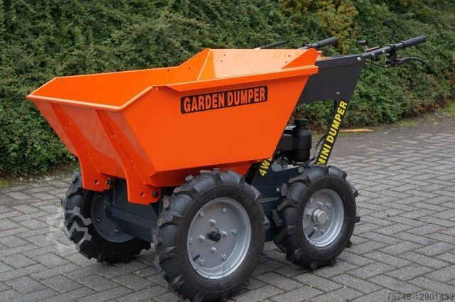 جرافة ذات عجلات  Minidumper Schubkarre Radlader Muldenkipper 4x4