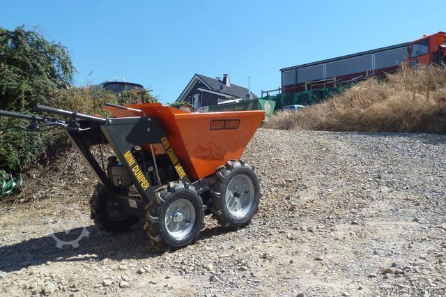 جرافة ذات عجلات  Minidumper Schubkarre Radlader Muldenkipper 4x4