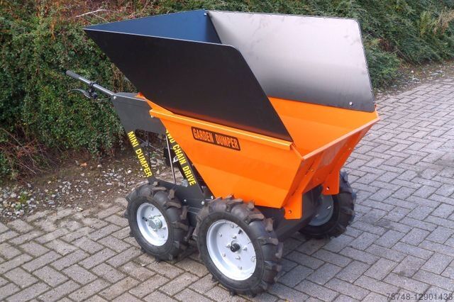 جرافة ذات عجلات  Minidumper Schubkarre Radlader Muldenkipper 4x4