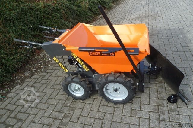 جرافة ذات عجلات  Minidumper Schubkarre Radlader Muldenkipper 4x4