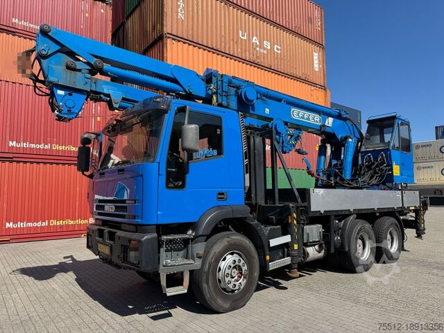 Kranabíll Iveco Cursor 6X4 / EFFER 36M / JIB / Winch / TUV: 10-...