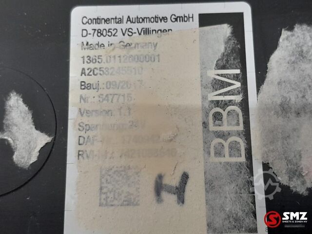 Mootorihaldus Daf Occ ECU BBM regeleenheid DAF