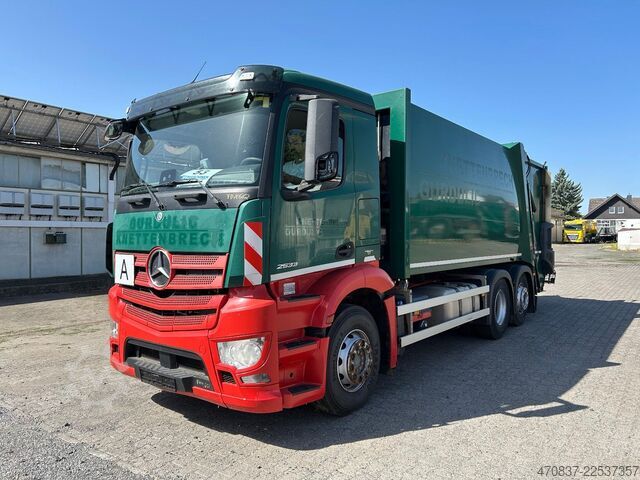 Prügiauto MERCEDES-BENZ 2533 / Faun VarioPress 524 + Schüttung