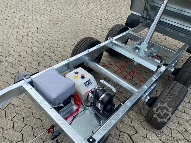 تریلر کمپرسی Brenderup Rückwärtskipper BT4260STB 2500, 2,5 to., E-Pumpe, 259x143x35cm