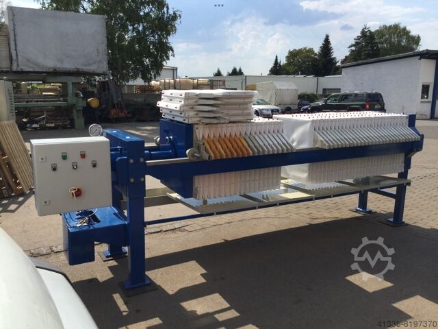 Kammerfilterpresse NETZSCH 25 Platten