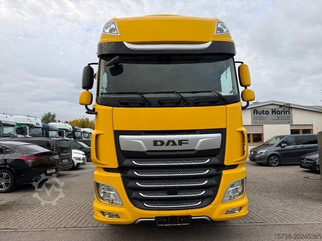 Camión plataforma con toldo DAF XF 480 SSC/Kompressor/Intader/Dinkel/Getreide