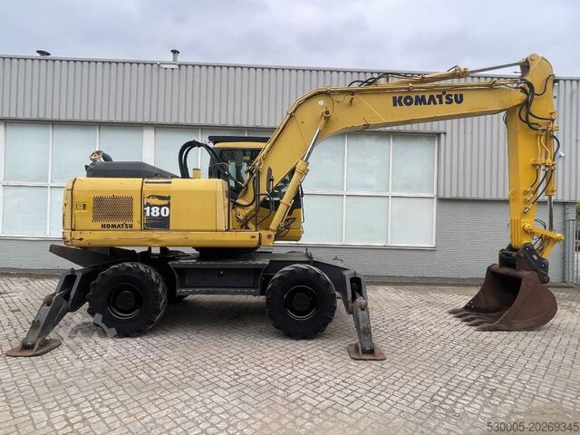 Gravemaskin på hjul Komatsu PW 180-7EO     2009