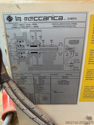 Pelletinpuristin La Meccanica rehulle la meccanica pellets Presse pellet mill clm 200 inkl. Sonderzubehör