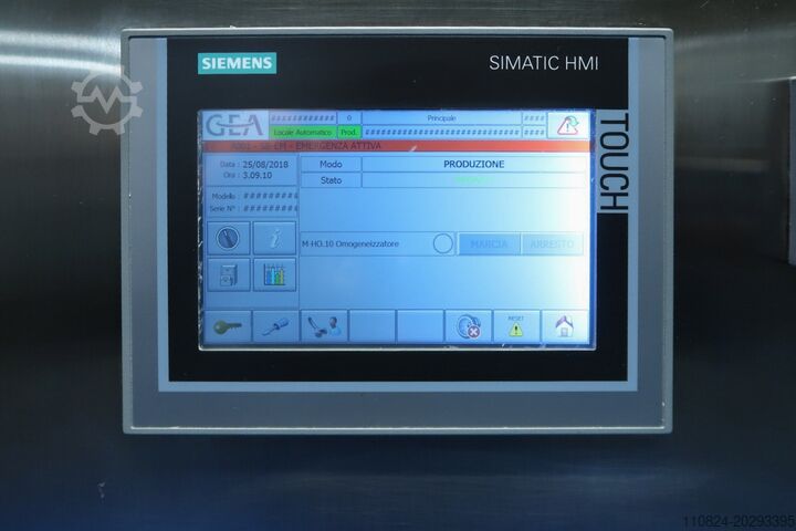 Homogenisator für Milch- und Molkereiproduktion GEA Ariete Homogenizer 3110