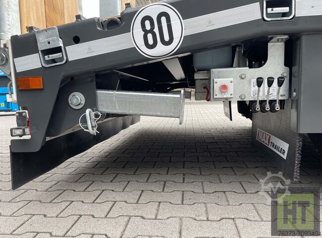 Separa treler pemuat rendah Faymonville MAX Trailer 4-Achs-Tele-Semi-Rampen-nlla