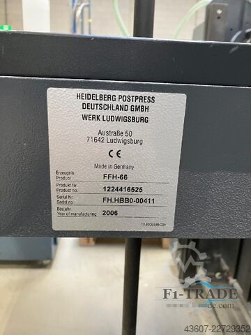 Falzmaschine / Folding machine Heidelberg KH 66/4-KL