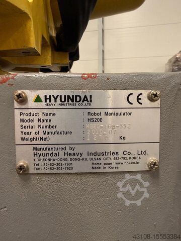 Robot industrial Robot Hyundai HX 200