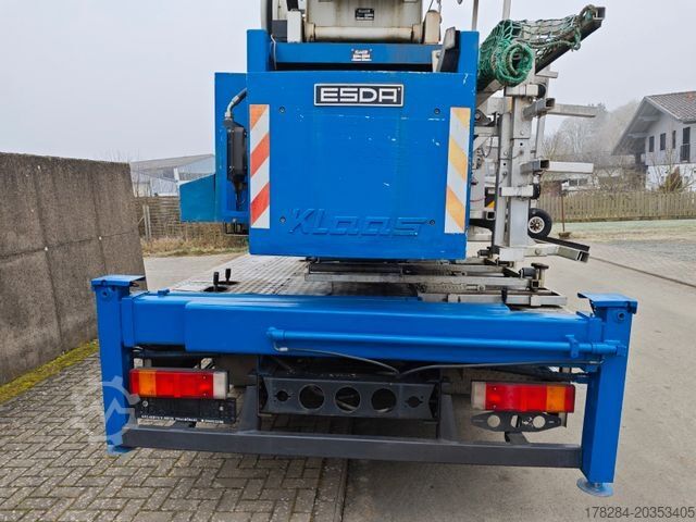 Furgão com grua montada em camião MAN Klaas K28/35 Meter*1500kg*Montagekran*SPS*
