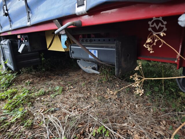 Semirimorchio con telone KRONE Mega Lang LKW SAF-Achsen Hubdach  Multilock