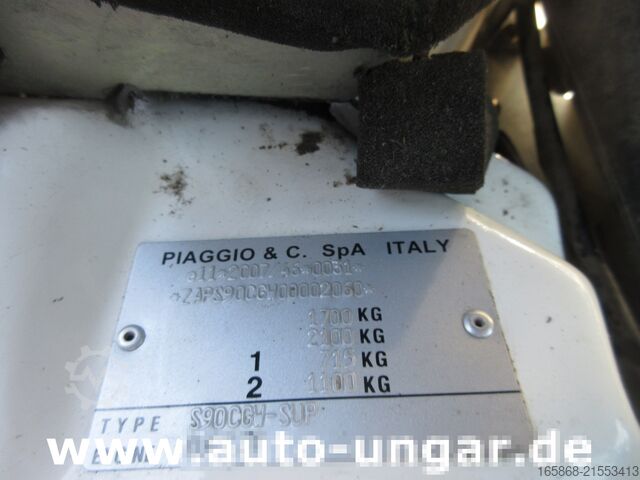 шасі фургона Piaggio Porter S90 rolling chassis ohne Motor