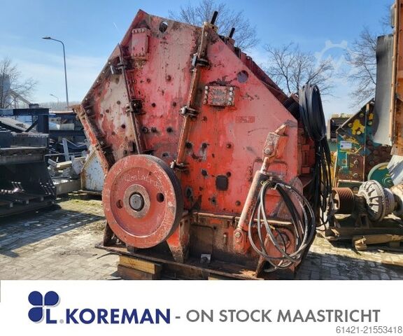 Ударний млин O&K 100/125SR O&K Germany Type: 100/125 SR Opening : 1350 x 900 mm Percussion Mill O&K 100/125SR