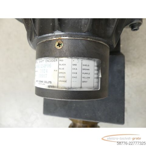 หน่วยควบคุม Sanyo Denki AC Servo Motor mit F681024F06 / 09907 Optical Shaft Encoder
